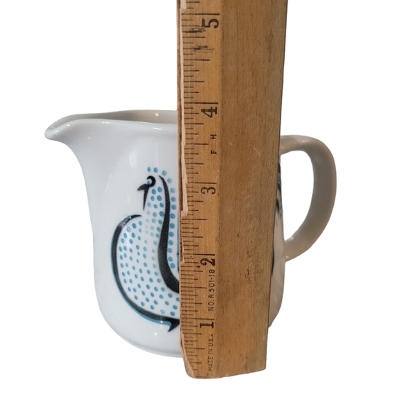 Arabia of Finland Blue Chicken Creamer - Picture 7 of 10